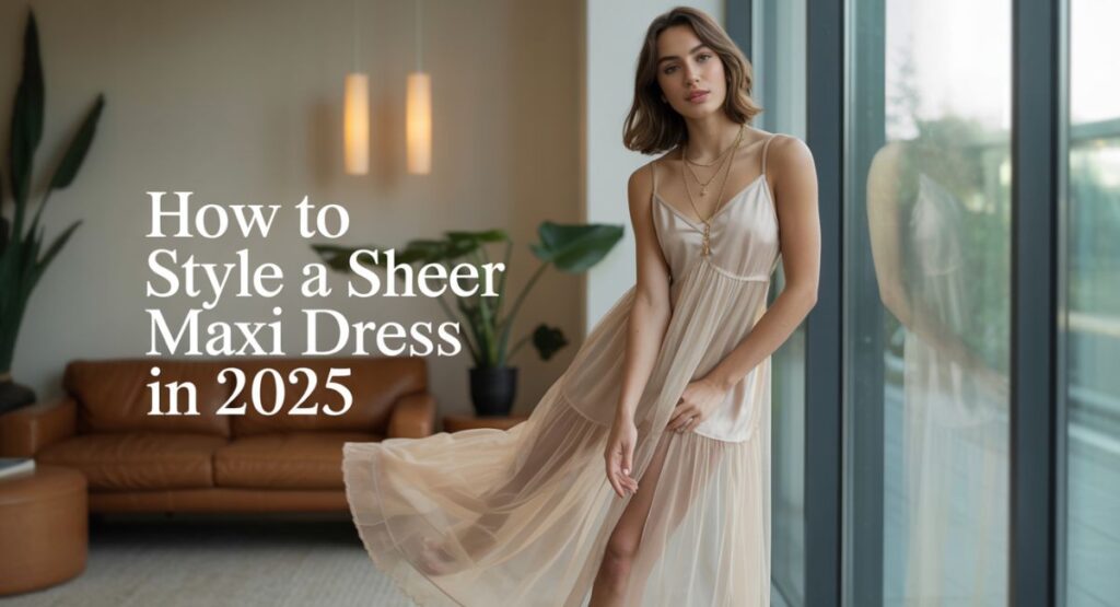 How to Style a Sheer Maxi Dress in 2025